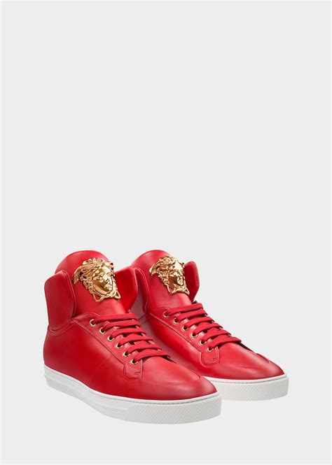 versace palazzo lace up high tops|Women's Designer and High.